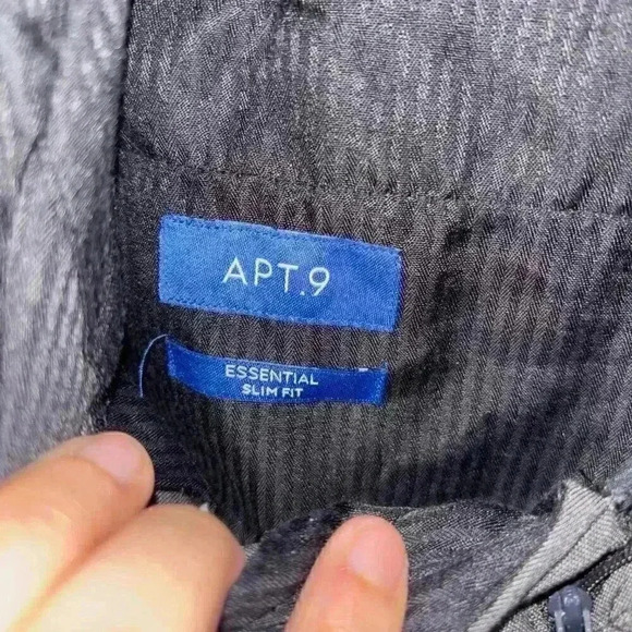 Men's Apt. 9® Premier Flex Performance Slim-Fit Washable Suit Pants Size 35x34 - Picture 6 of 9